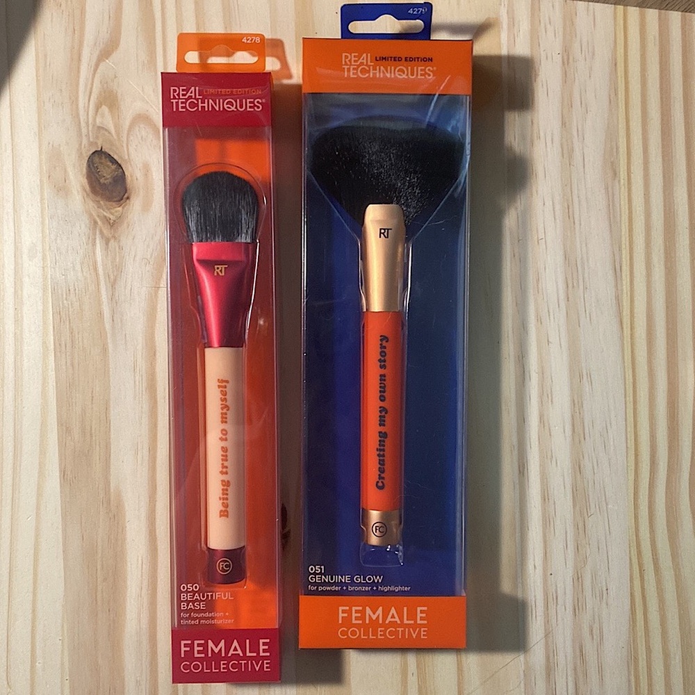 Real techniques limited edition female collective brush bundle